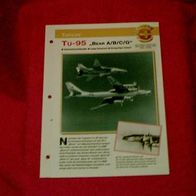 Tu-95 "Bear A/ B/ C/ G" (Tupolew) - Infokarte über