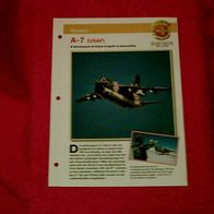 A-7 USAF (Vought) - Infokarte über