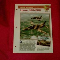 Hawk 100/200 (British Aerospace) - Infokarte über