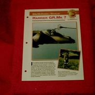 Harrier GR. Mk 7 (BAe/ McDonnell Douglas) - Infokarte über