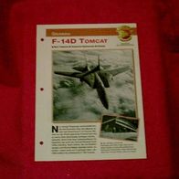 F-14D Tomcat (Grumman) - Infokarte über