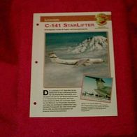 C-141 StarLifter (Lockheed) - Infokarte über