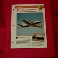 CP-140 Aurora (Lockheed) - Infokarte über