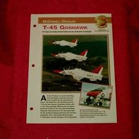 T-45 Goshawk (McDonnell Douglas) - Infokarte über