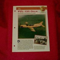 PZL-130 Orlik (PZL) - Infokarte über