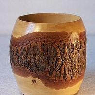 Becher oder Vase aus Ahorn - Holz