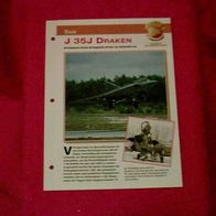 J 35J Draken (Saab) - Infokarte über