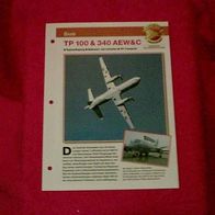 TP 100 & 340 AEW&C (Saab) - Infokarte über