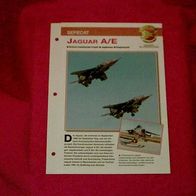 Jaguar A/ E (Sepecat) - Infokarte über