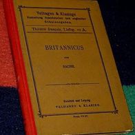 Britannicus par Racine, Schulausgabe 1889