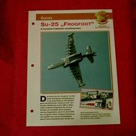 Su-25 "Frogfoot" (Suchoi) - Infokarte über