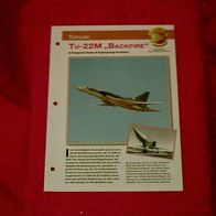 Tu-22M "Backfire" (Tupolew) - Infokarte über
