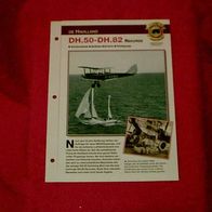 DH.50-DH.82 Rekorde (de Havilland) - Infokarte über