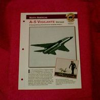 A-5 Vigilante Vietnam (North American) - Infokarte über
