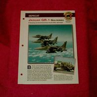 Jaguar GR.1 Golfkrieg (Sepecat) - Infokarte über
