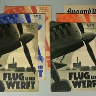 5 x FLUG und WERFT 1937 DAF 76, Do 17 Fortress Albatroß GOTHA Hubschrauber FW 61, KdF