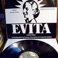 Evita-Musical -deutsche Aufführung (Weicken, Goebel, Glemnitz, Fehring) Lp mint !