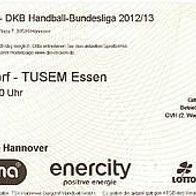 Ticket DKB Bundesliga 12/13 Burgdorf-Hannover - TUSEM Essen