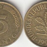 Bund 5 Pfennig 1991D (m279)