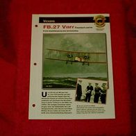 FB.27 Vimy Transatlantik (Vickers) - Infokarte über