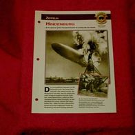 Hindenburg (Zeppelin) - Infokarte über