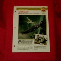 Defiant (Boulton-Paul) - Infokarte über