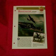 Beaufighter Jäger (Bristol) - Infokarte über