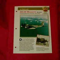 DH.98 Mosquito Bomber (de Havilland) - Infokarte über