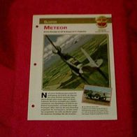 Meteor (Gloster) - Infokarte über