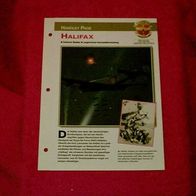 Halifax (Handley Page) - Infokarte über