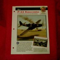 P-63 Kingcobra (Bell) - Infokarte über