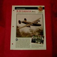 B-24 Liberator Navy (Consolidated) - Infokarte über