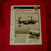 B-26 Marauder (Martin) - Infokarte über