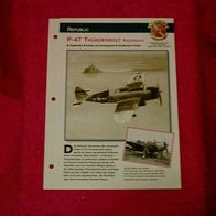 P-47 Thunderbolt Razorback (Republic) - Infokarte über