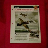 A-31/ A-35 Vengeance (Vultee) - Infokarte über