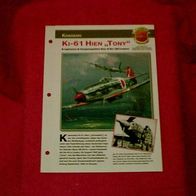 Ki-61 Hien "Tony" (Kawasaki) - Infokarte über