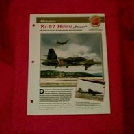 Ki-67 Hiryu "Peggy" (Mitsubishi) - Infokarte über