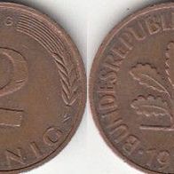 Bund 2 Pfennig 1978G (m282)