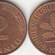 Bund 2 Pfennig 1995F (m283)