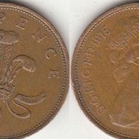 Großbritannien 2 New Pence 1975 (m288)