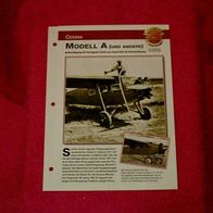 Modell A und andere (Cessna) - Infokarte über