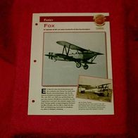Fox (Fairey) - Infokarte über
