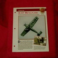 H-47 Metalplane (Hamilton) - Infokarte über