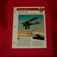 Ni-D 29 (Nieuport-Delage) - Infokarte über