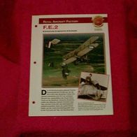 F.E.2 (Royal Aircraft Factory) - Infokarte über