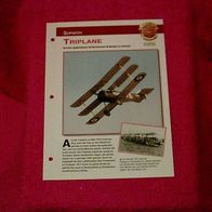 Triplane (Sopwith) - Infokarte über