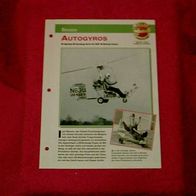 Autogyros (Bensen) - Infokarte über