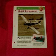 D.31 Turbulent (Druine) - Infokarte über