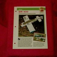 DR 400 (Robin) - Infokarte über