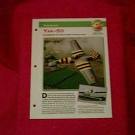 Yak-50 (Yakowlew) - Infokarte über